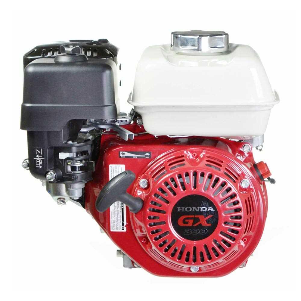 Honda GX200 RH2 Horizontal Engine with 2:1 Gear Reduction