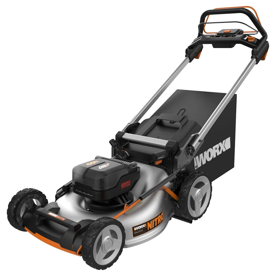 Worx WG753 Cordless 40V Nitro Self-Propelled 21" Lawn Mower - 0