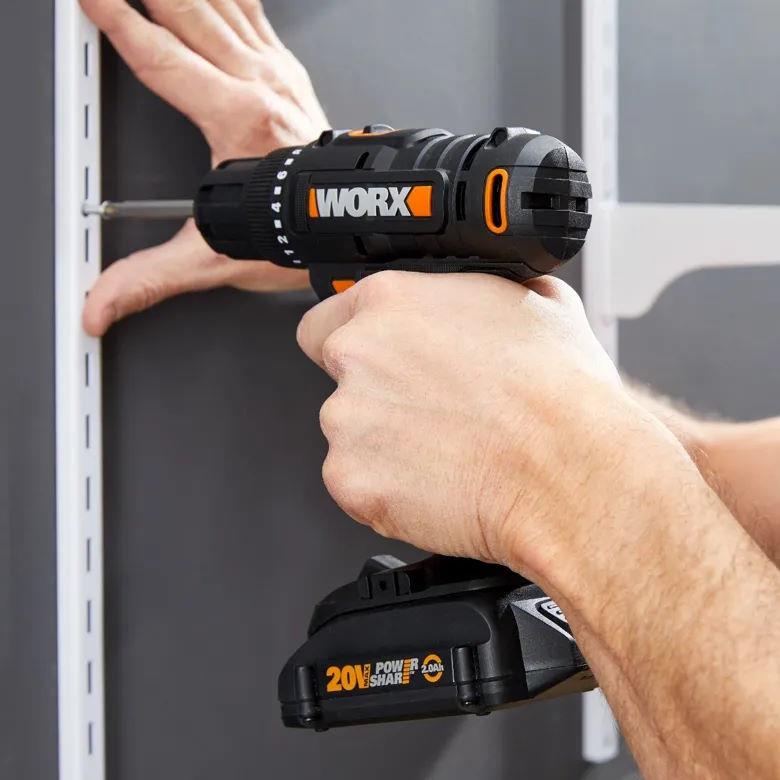 Worx WX108L Cordless 20V Power Share 1/2" Drill Driver