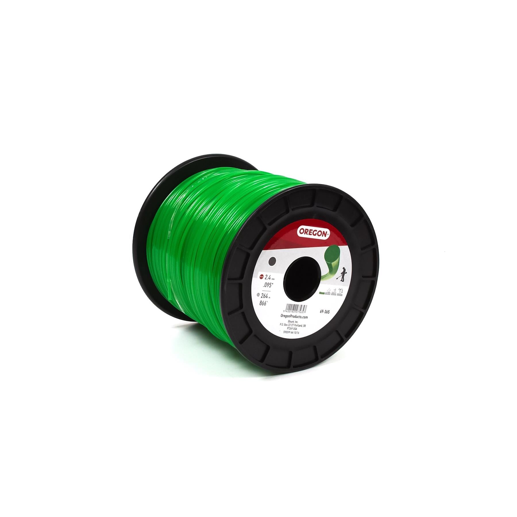 Oregon 69-365 Round Trimmer Line, .095", 3lb Spool