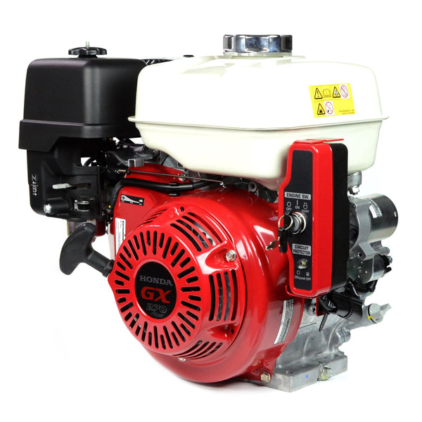 Honda GX270 RHE4 Horizontal Engine with 2:1 Gear Reduction and Electric Start