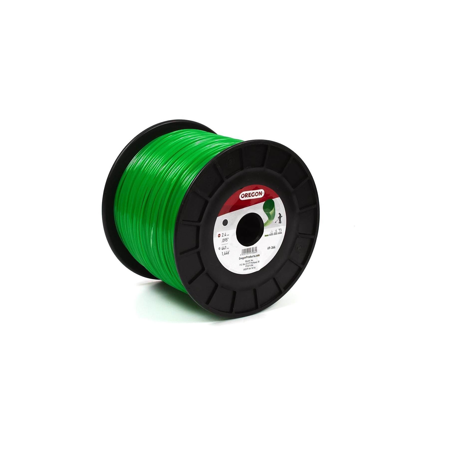 Oregon 69-366 Round Trimmer Line, .095", lLb Spool