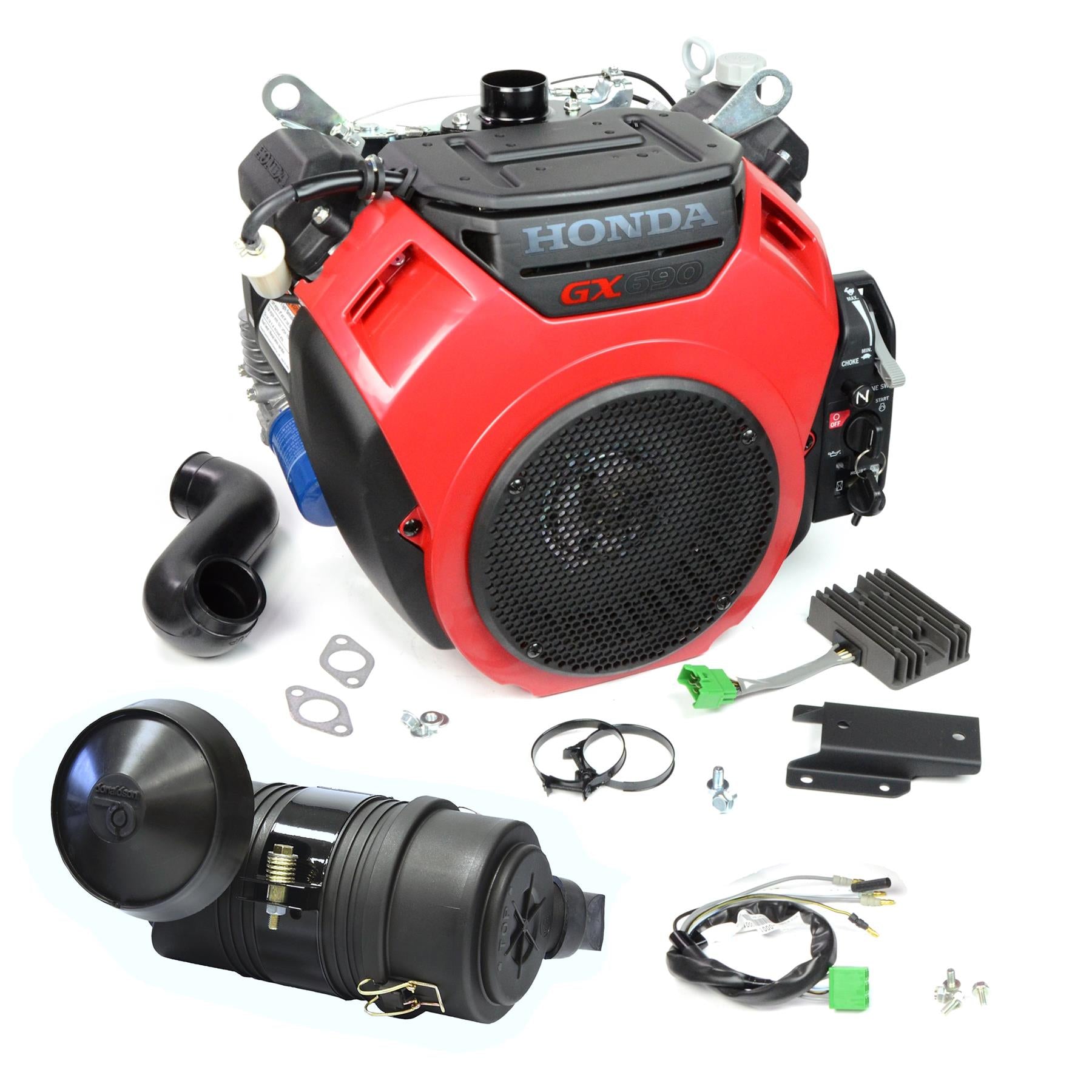 Honda GX690 TXF2 Horizontal Engine with Snorkel Air Cleaner