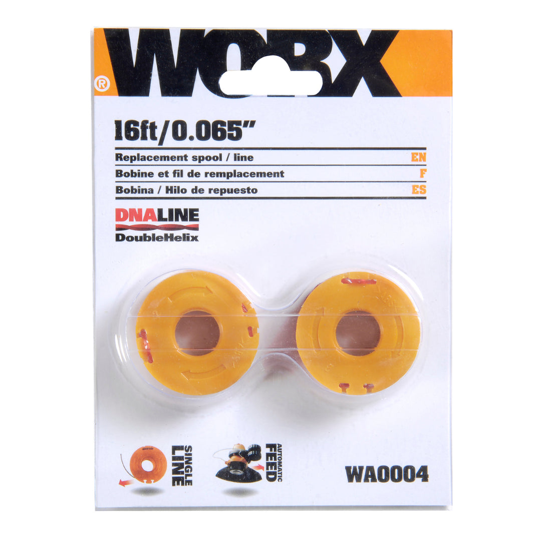 Worx WA0004 Spools For WG150-WG180 (2 Pack) - 0