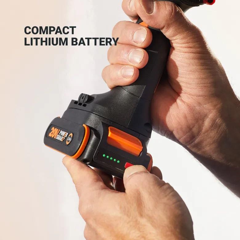 Worx WX130L Cordless 20V Nitro Power Share 1/2" Compact Drill Driver