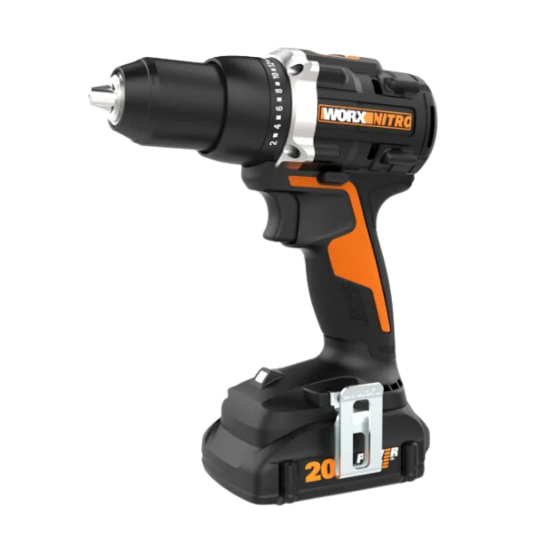 Worx WX102L Cordless 20V Nitro Power Share 1/2" Drill Driver - 0