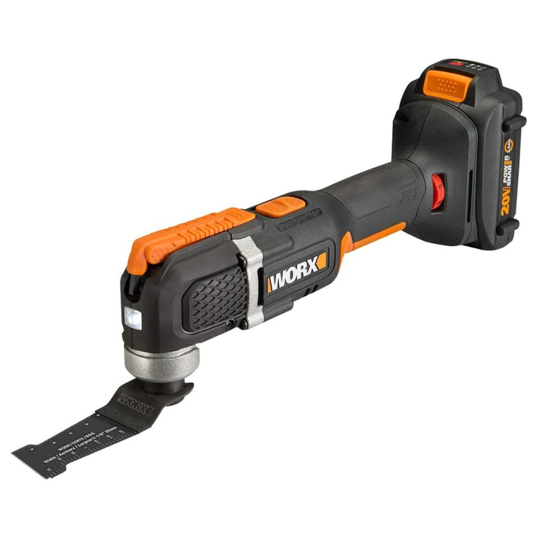 Worx WX696L Cordless 20V Power Share Sonicrafter Oscillating Multi-Tool