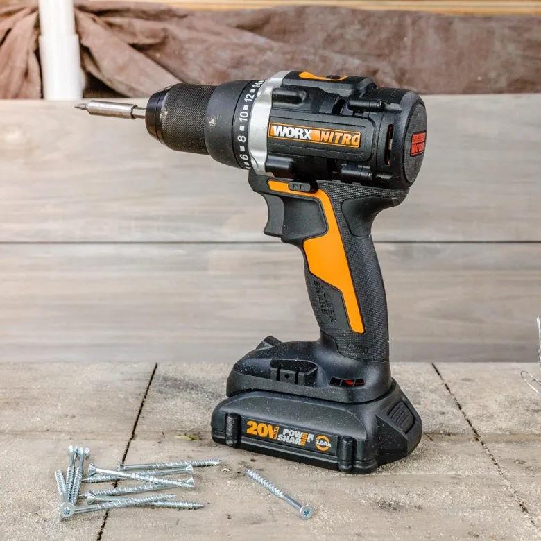 Worx WX102L Cordless 20V Nitro Power Share 1/2" Drill Driver