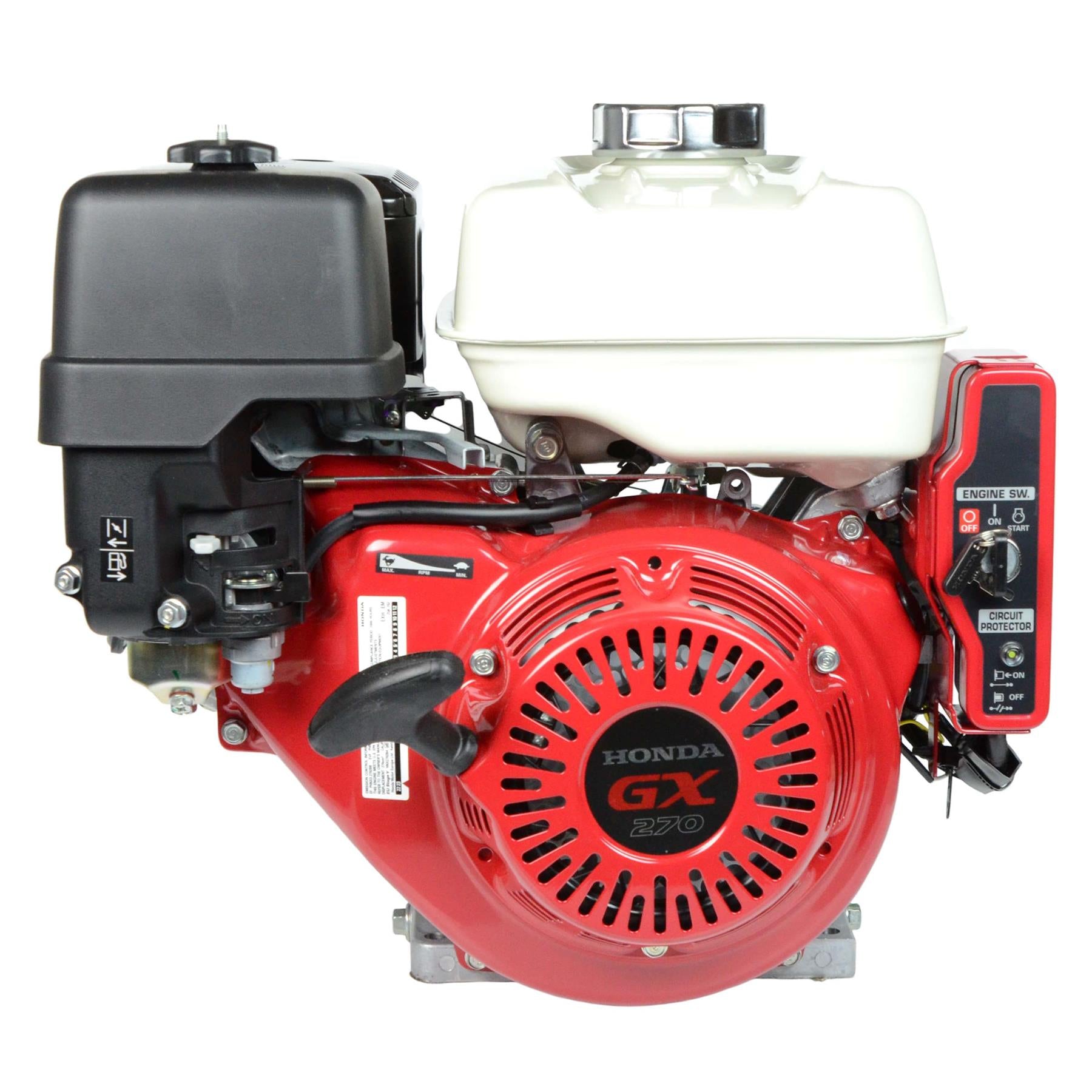 Honda GX270 HEA2 Horizontal Engine with 6:1 Gear Reduction and Electric Start