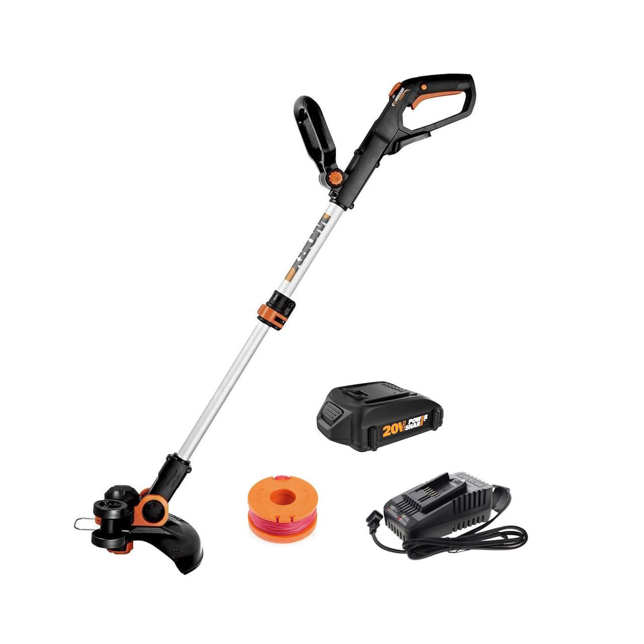 Worx WG163.8 Cordless 12" GT 3.0 String Trimmer / Edger with Battery & Charger