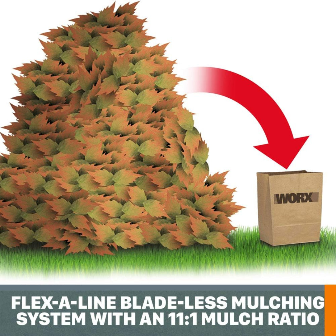 Worx WG430 Corded 13 Amp Electric Leaf Mulcher