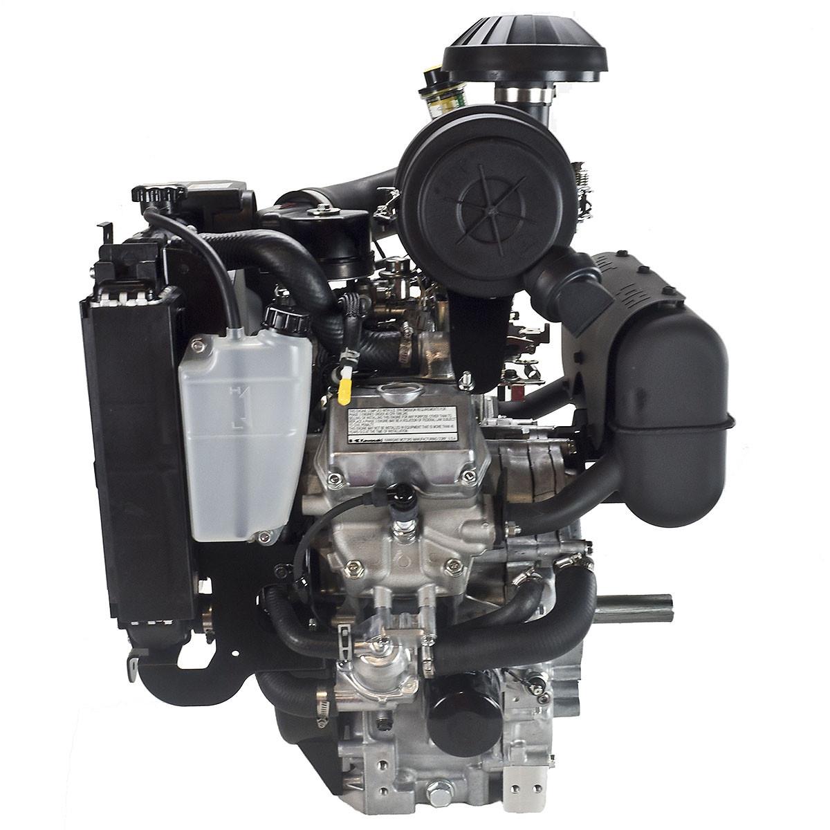 Kawasaki FD791D-S01-S Horizontal Liquid-Cooled DFI Engine with Radiator - 0