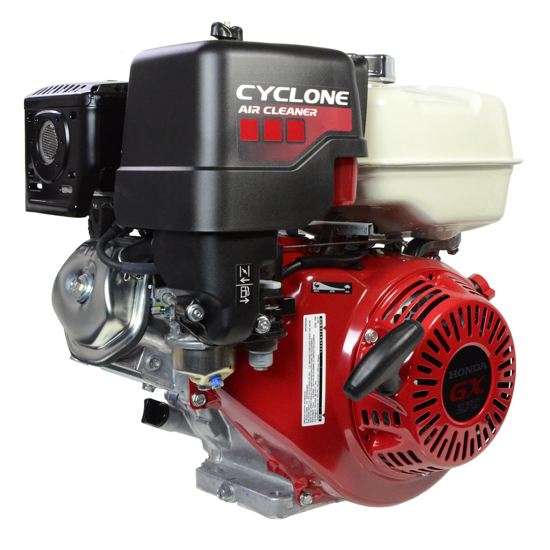 Honda GX270 QC9 Horizontal Engine with Cyclone Air Filter, Replaces GX270 QXC9 - 0