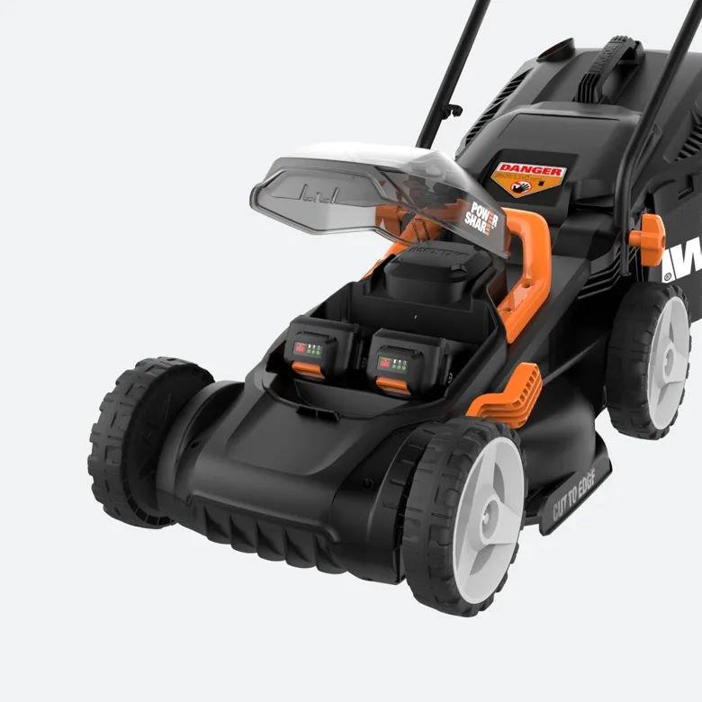 Worx WG779 Cordless 40V Power Share 14" Push Lawn Mower