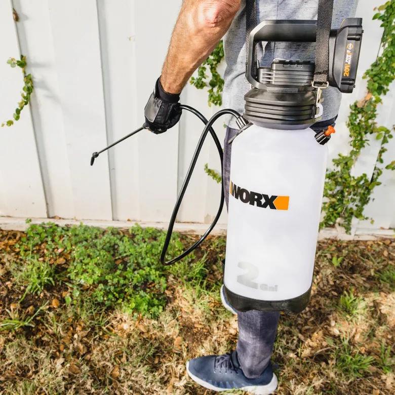 Worx WG829 Cordless 20V Power Share 2-Gallon Lawn Sprayer