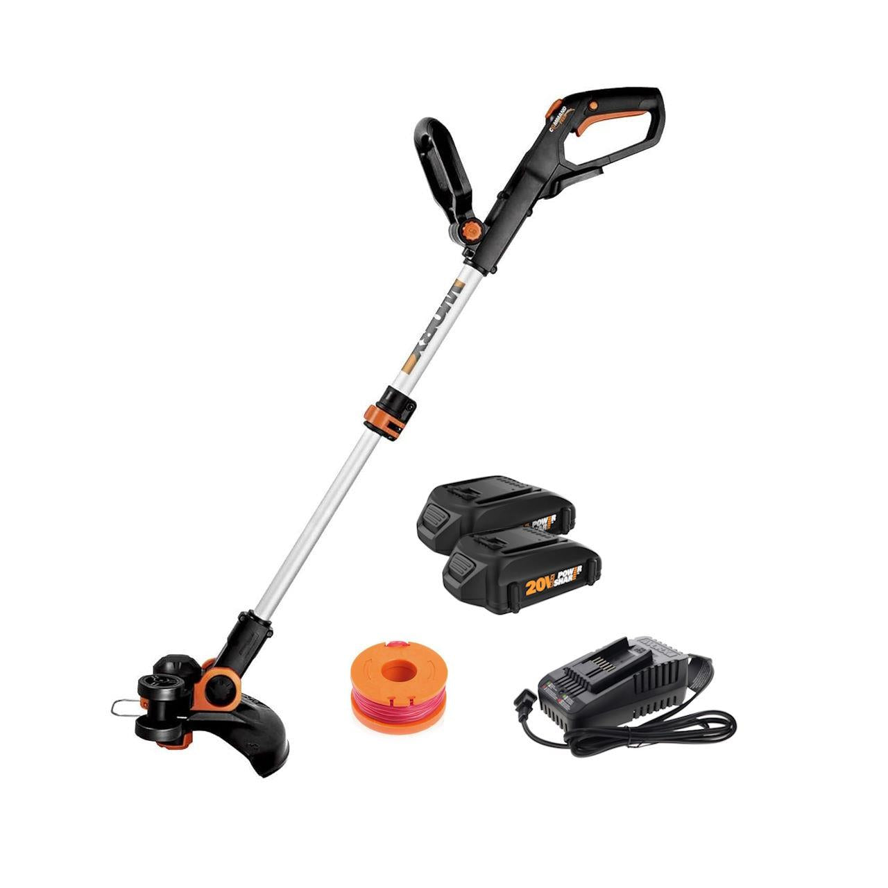 Worx WG163.10 Cordless 12" GT 3.0 String Trimmer / Edger with (2) Batteries & Charger