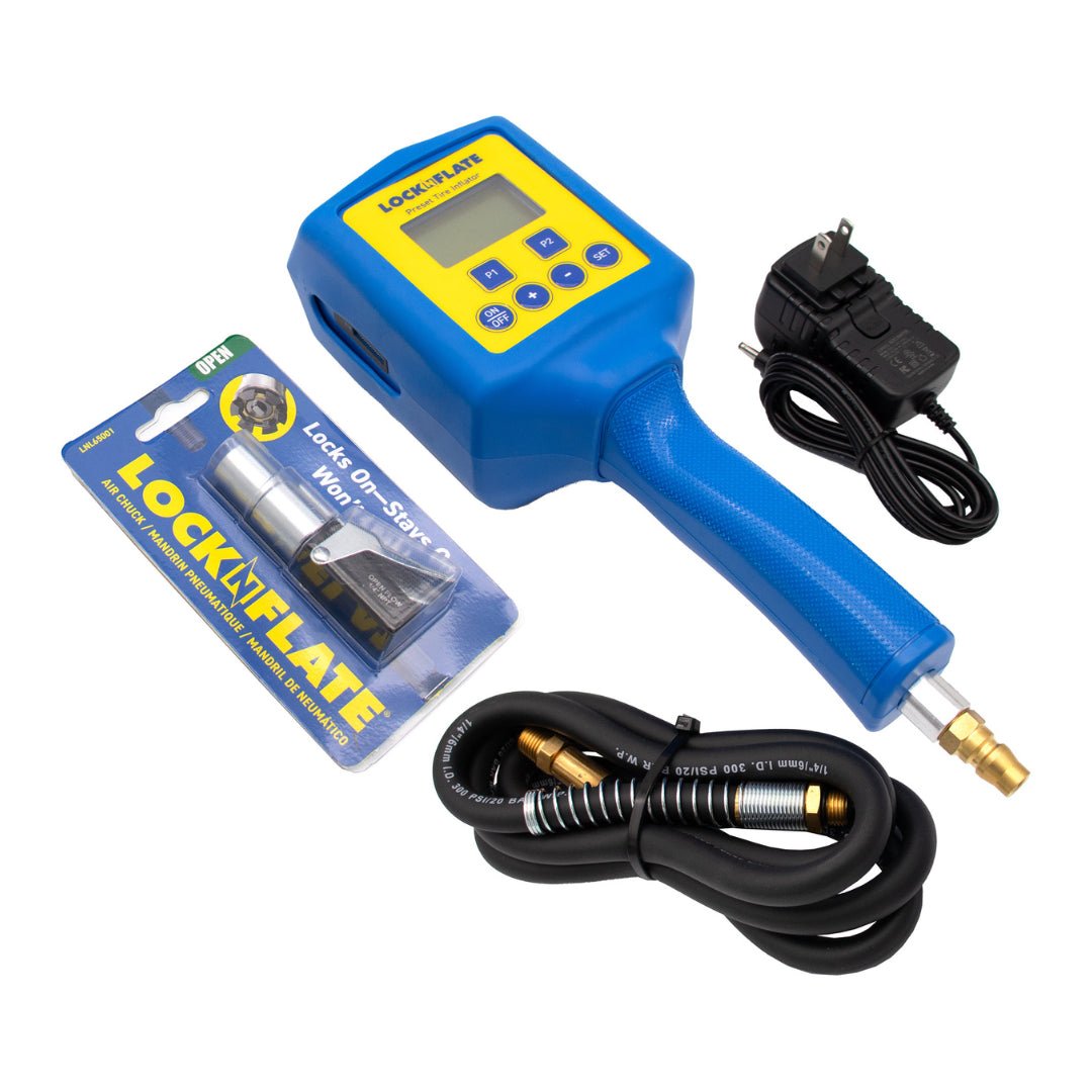 LockNLube LNL65302 Pre-Set Digital Tire Inflator Gauge