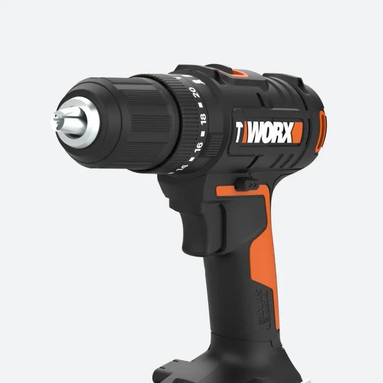 Worx WX370L Cordless 20V Power Share 1/2" Hammer Drill - 0