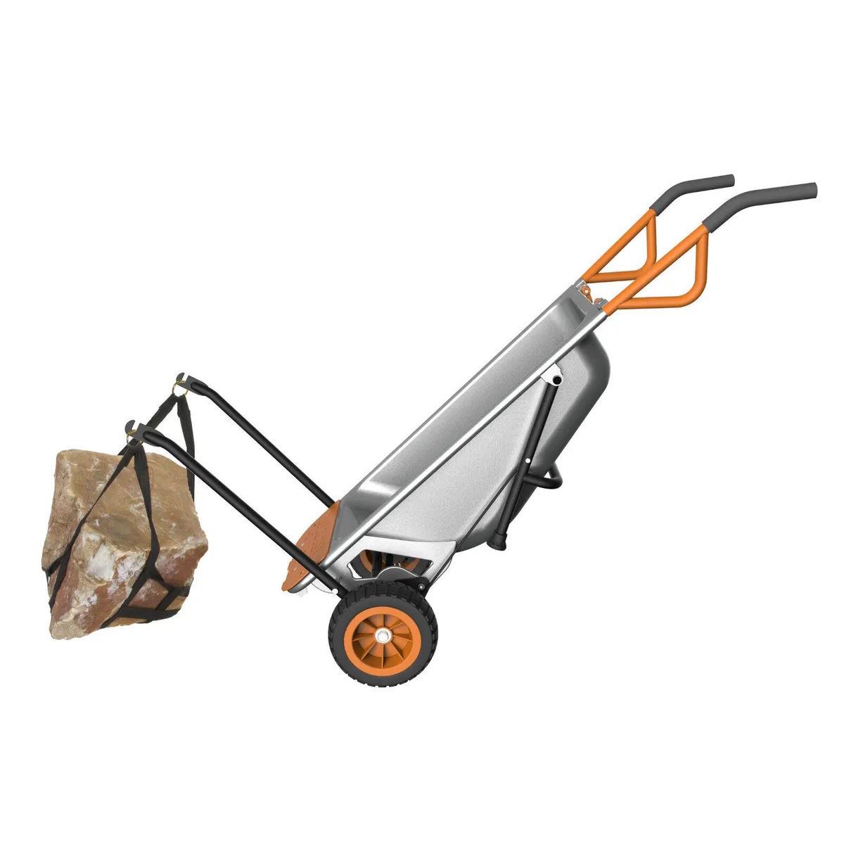 Worx WG050 AeroCart 8-in-1 Wheelbarrow / Yard Cart / Dolly