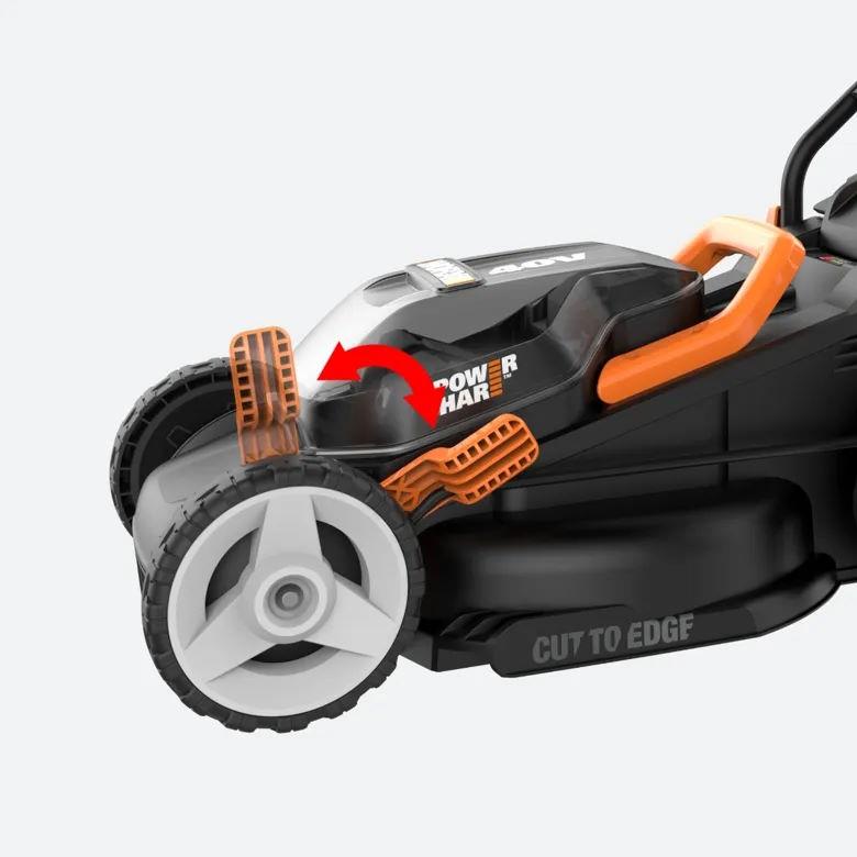 Worx WG779 Cordless 40V Power Share 14" Push Lawn Mower