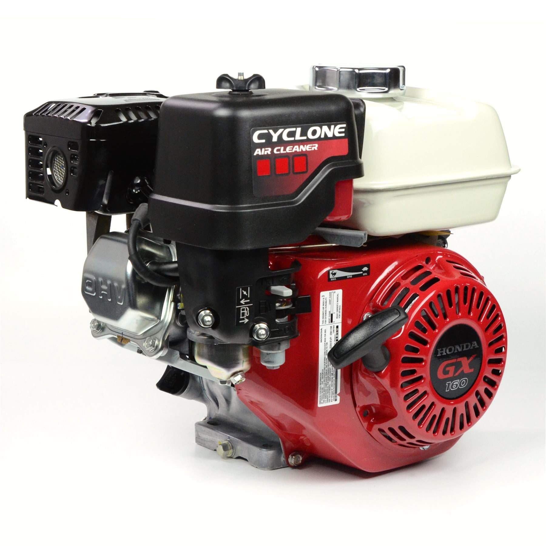 Honda GX160 QC9 Horizontal Engine with Cyclonic Air Filter - 0