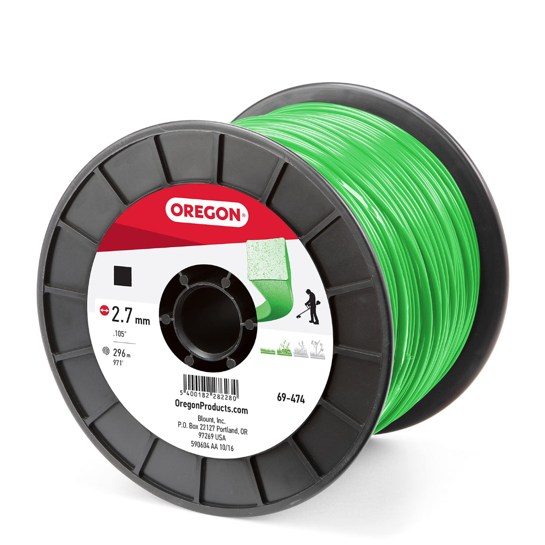 Oregon 69-474 Square Trimmer Line, .105", 5lb Spool