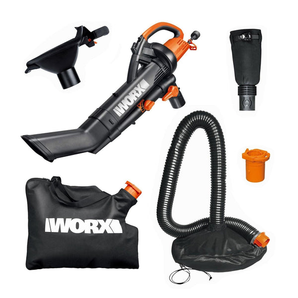 Worx WG505 Corded TriVac 3-in-1 Blower/Mulcher/Vacuum & WA4058 Collection System