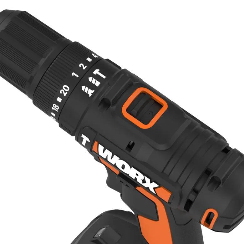 Worx WX370L Cordless 20V Power Share 1/2" Hammer Drill