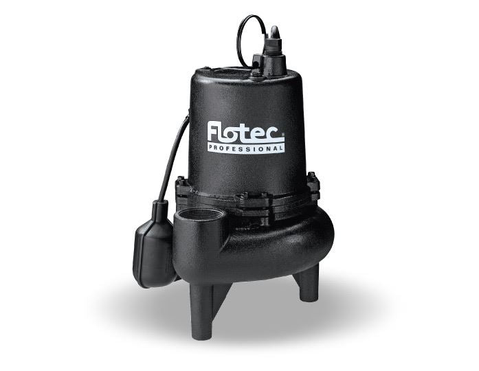 Flotec E75STVT-01 Sewage Pump, 3/4 HP, 225 Max GPM