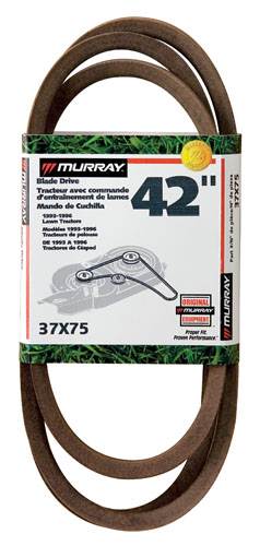 Murray 37X75MA Blade Drive Belt Fits 42" Murray decks from 1990-1996