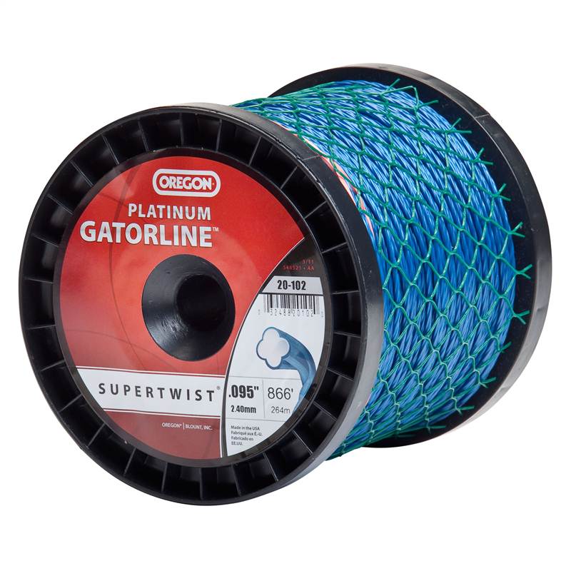 Oregon 20-102 Platinum Gatorline, .095" Gauge, 3 lb Spool