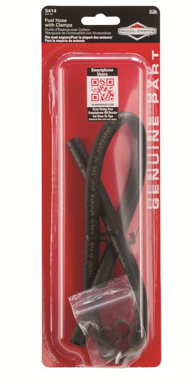 Briggs & Stratton 5414K Fuel Line With 4 Clamps, 25"