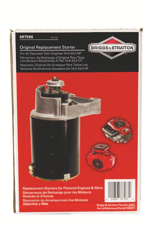 Briggs & Stratton 5407K Starter Motor (Opposed Twin Cylinder)